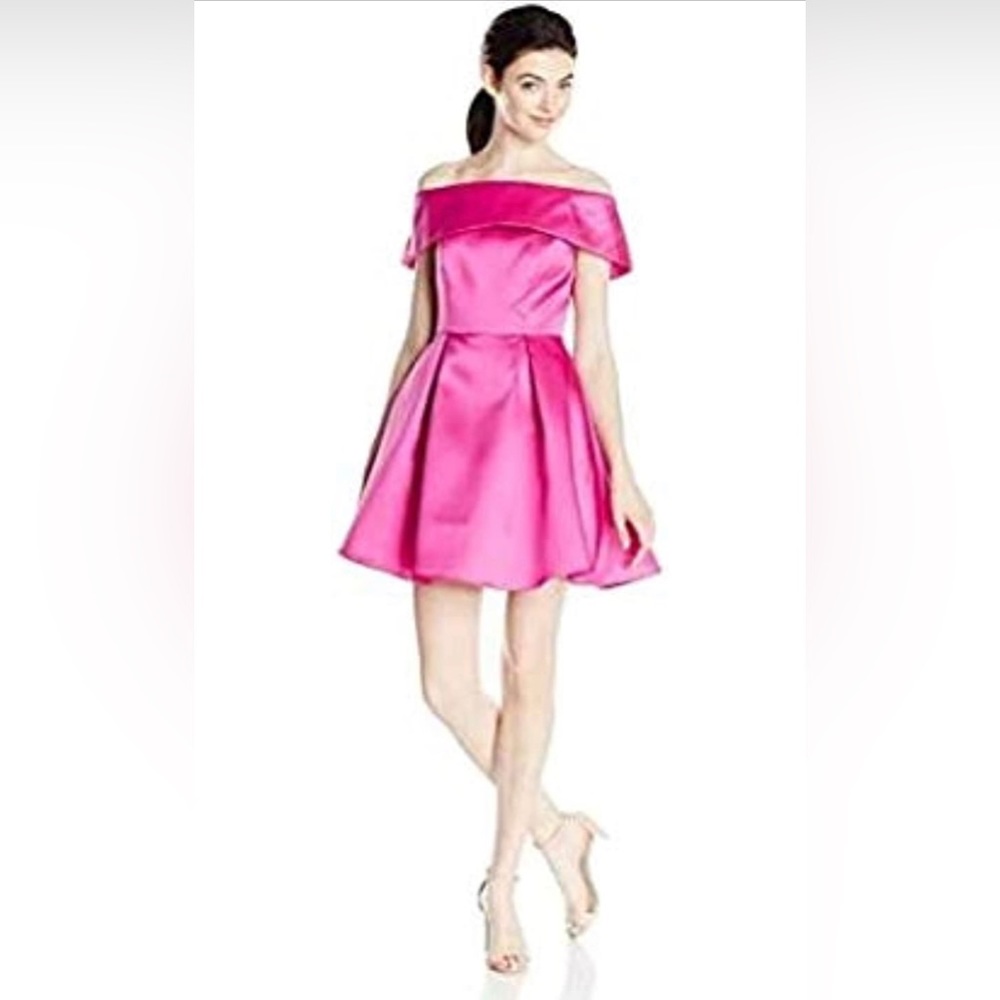 Jump apparel satin pink dress